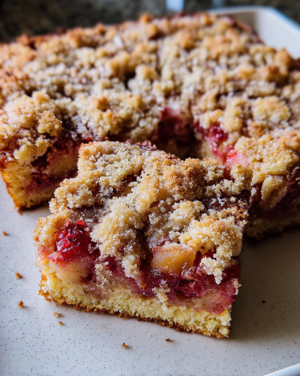 Rhubarb Snacking Cake - Detail 1