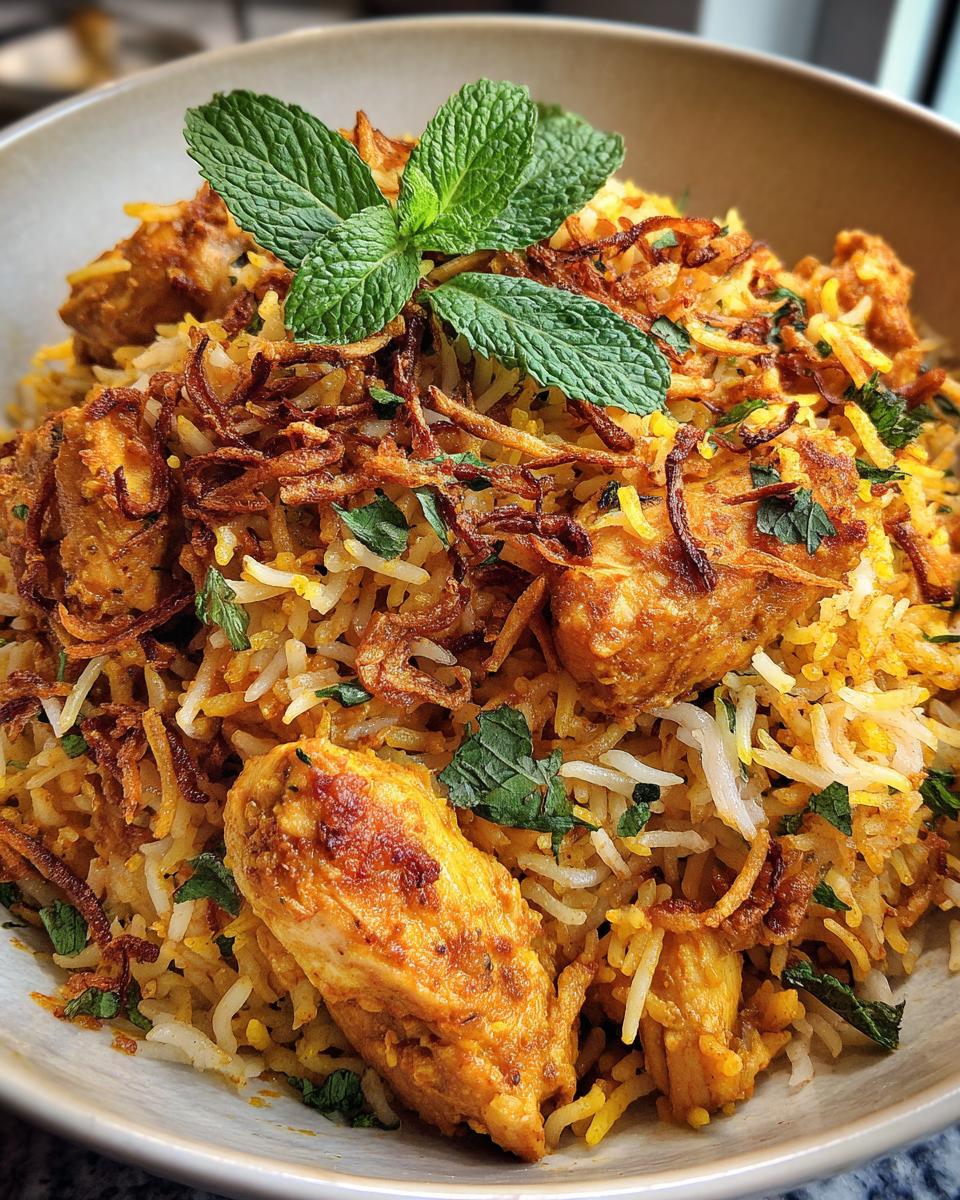 Rich Butter Chicken Biryani - Detail 1