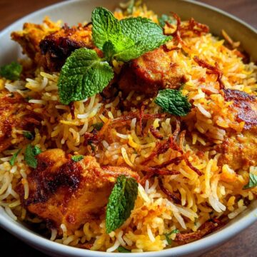 Rich Butter Chicken Biryani