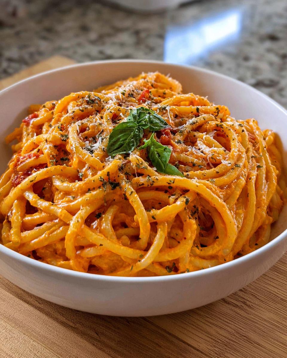 Roasted Red Pepper Pasta - Detail 1