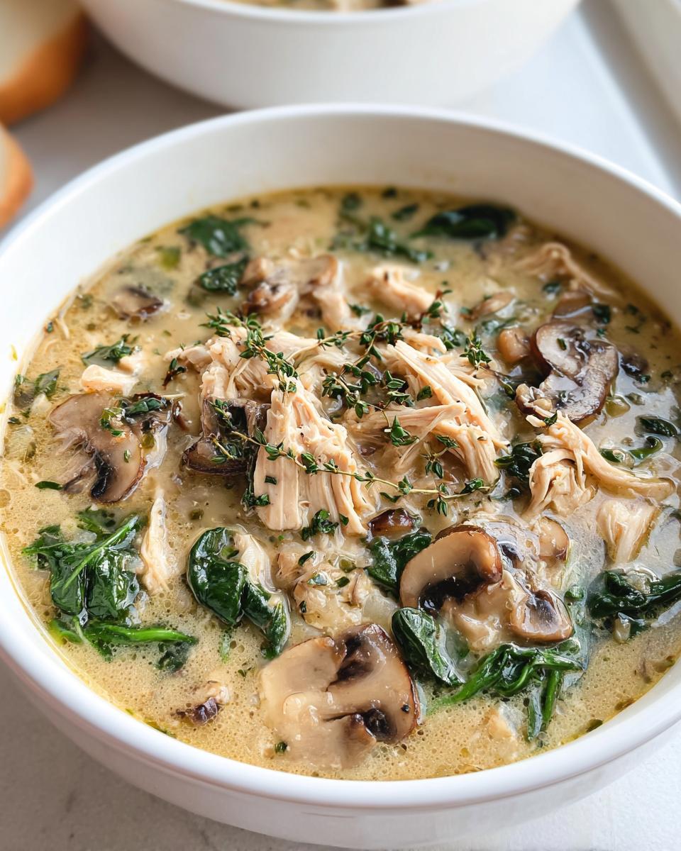 Rotisserie Chicken And Mushroom Soup - Detail 1