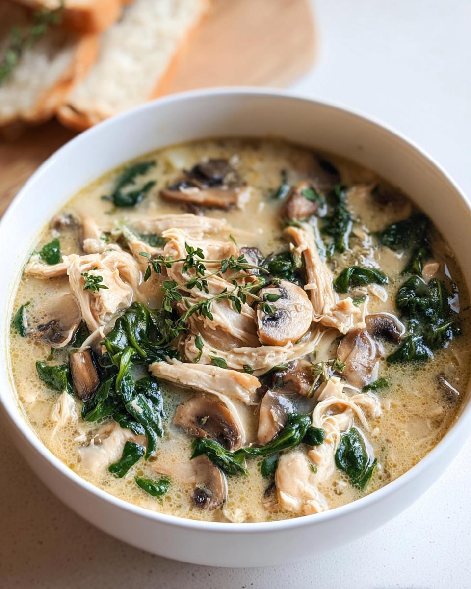 Rotisserie Chicken And Mushroom Soup - Detail 2
