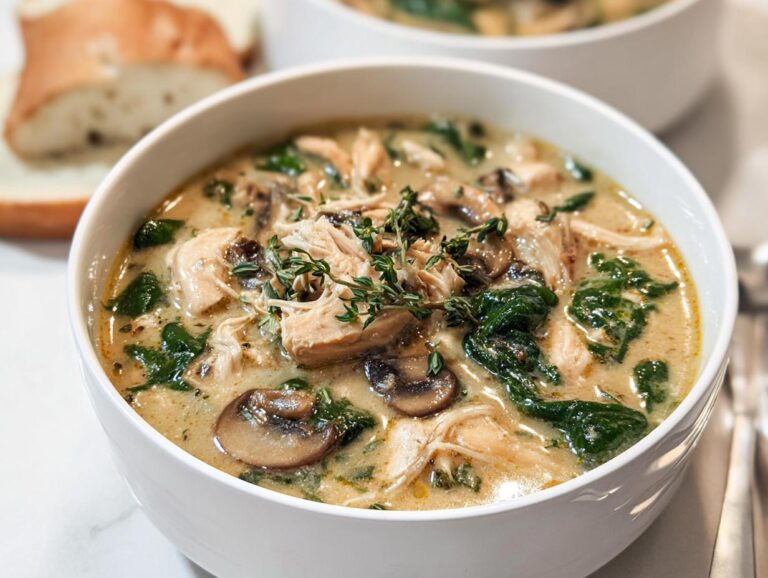 Rotisserie Chicken And Mushroom Soup