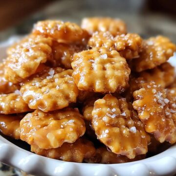 Salted Caramel Cracker Bites