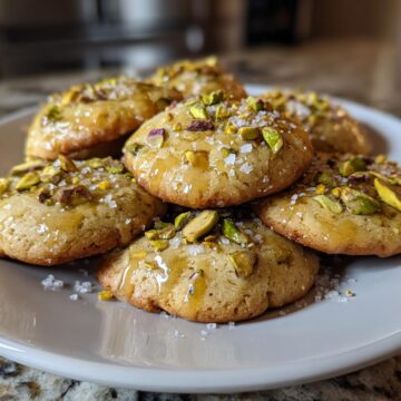 Salted Honey Pistachio Cookies
