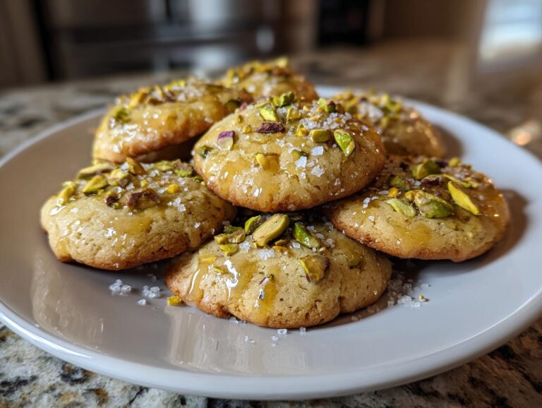 Salted Honey Pistachio Cookies