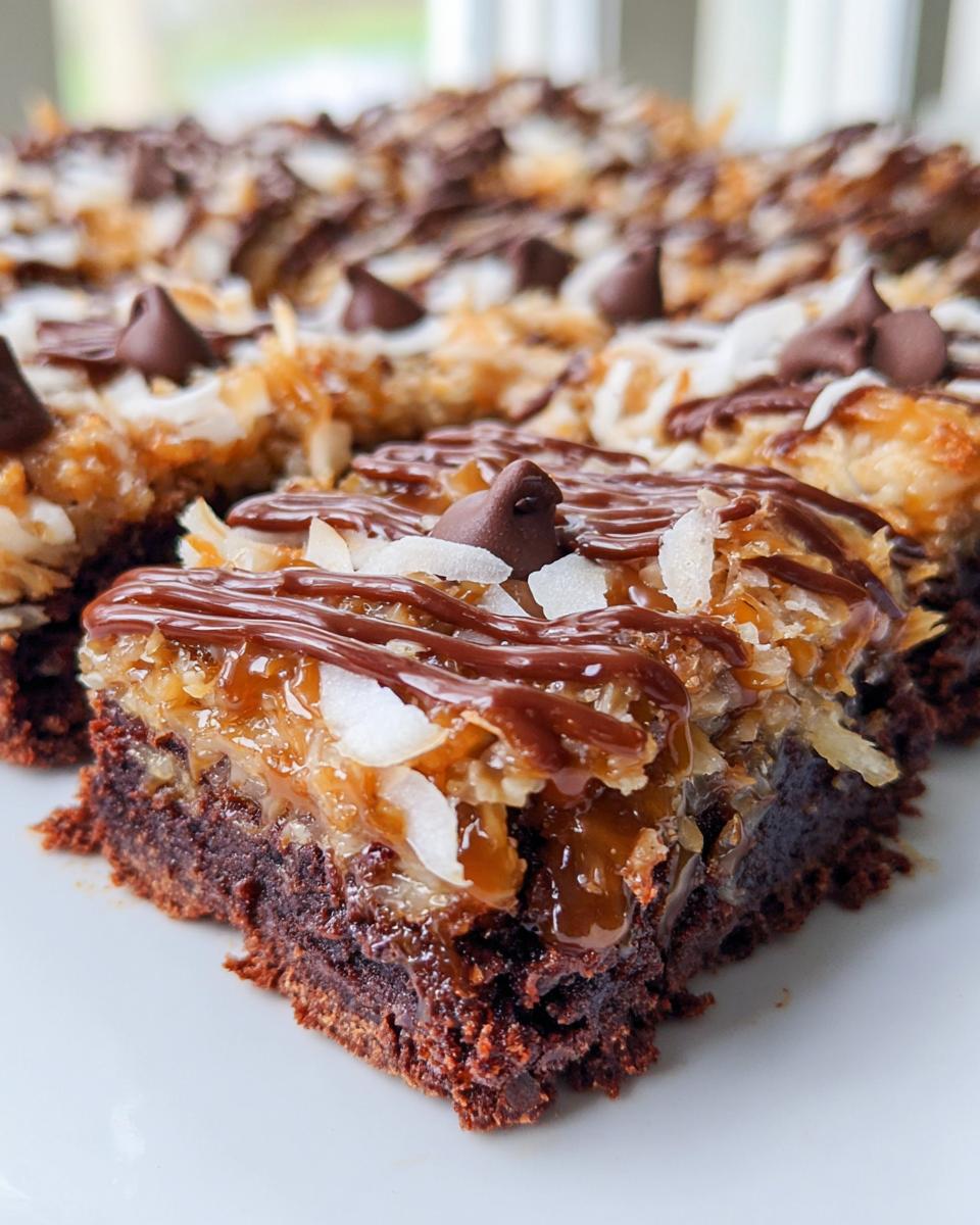 Samoa Brownies - Detail 1