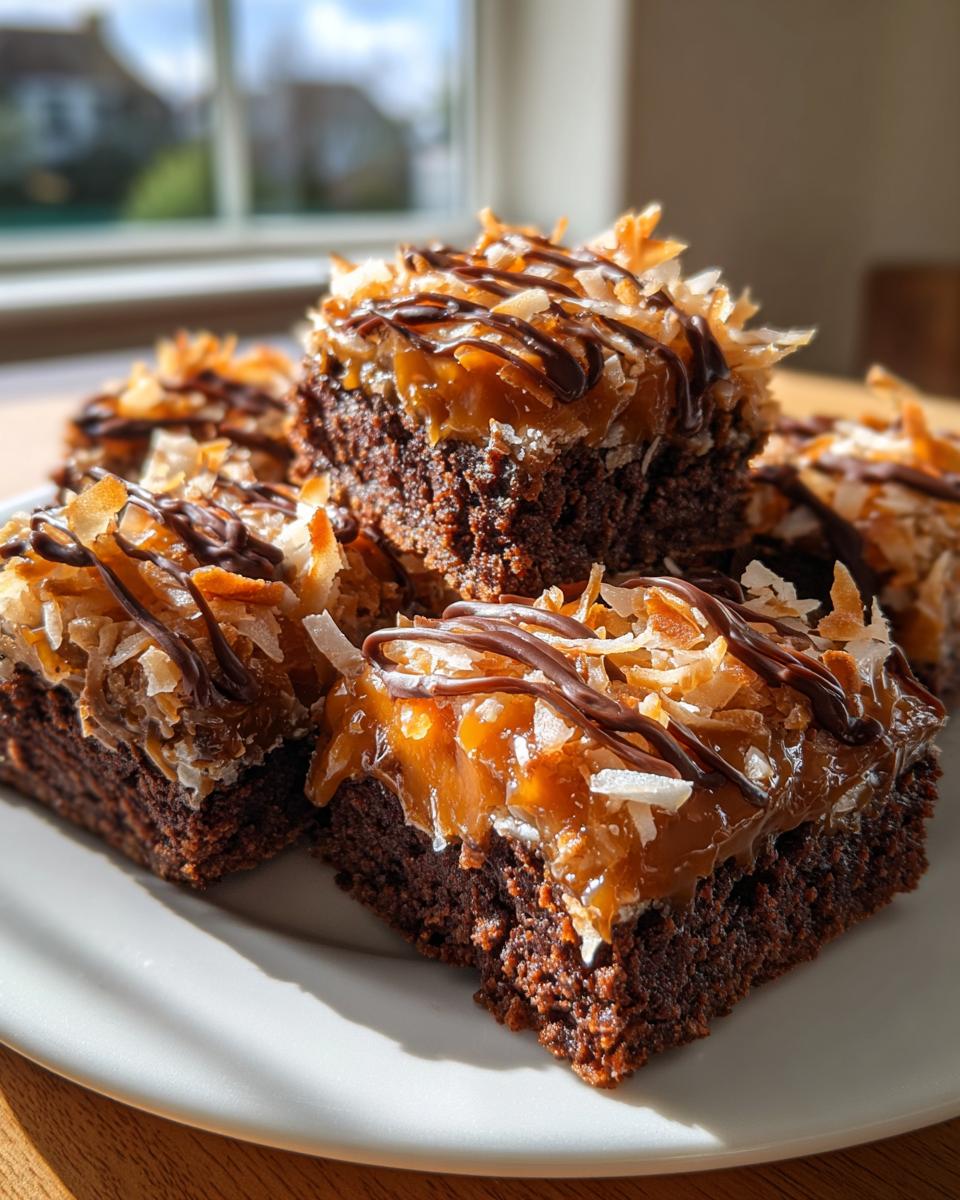 Samoa Brownies - Detail 1