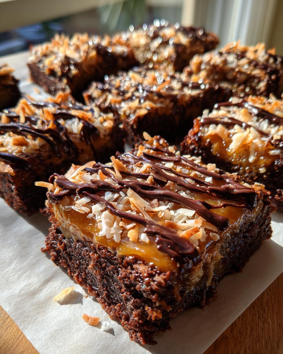 Samoa Brownies - Detail 2