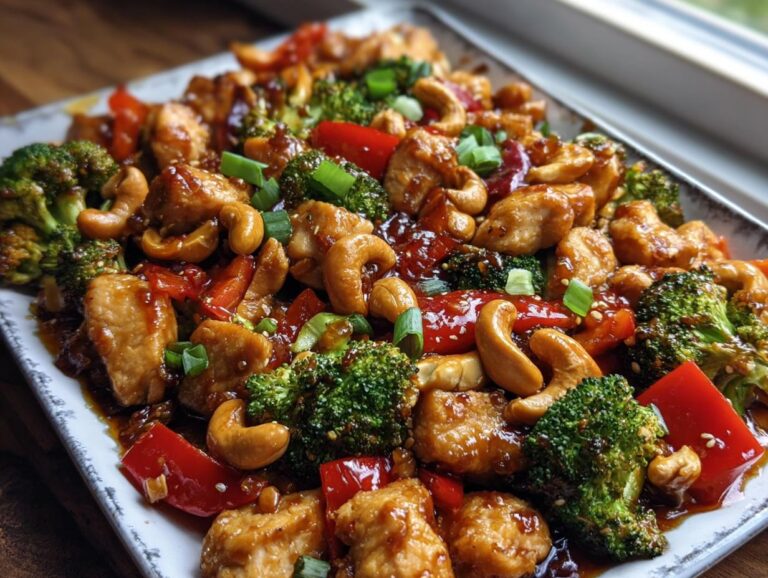 Sheet Pan Cashew Chicken