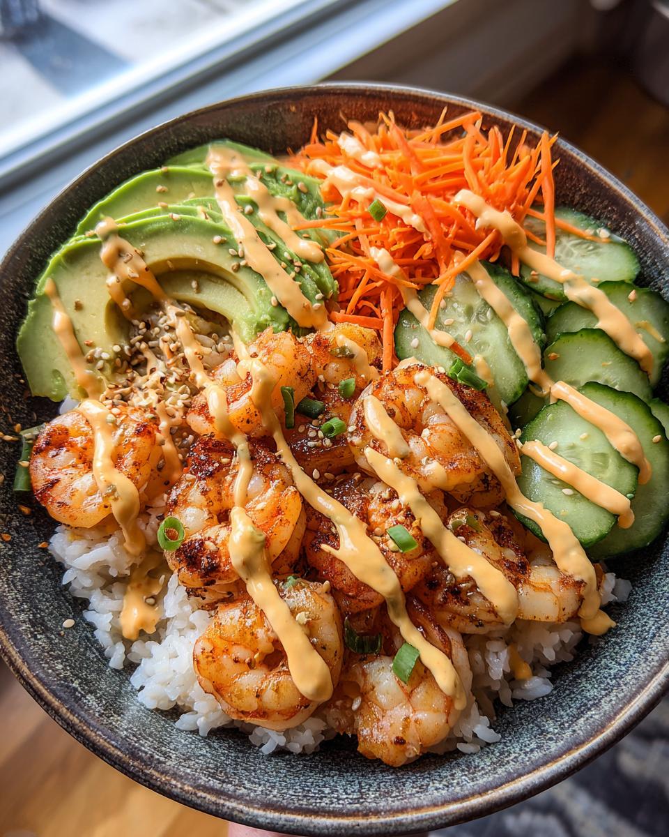 Shrimp Rice Bowls With Spicy Mayo - Detail 2