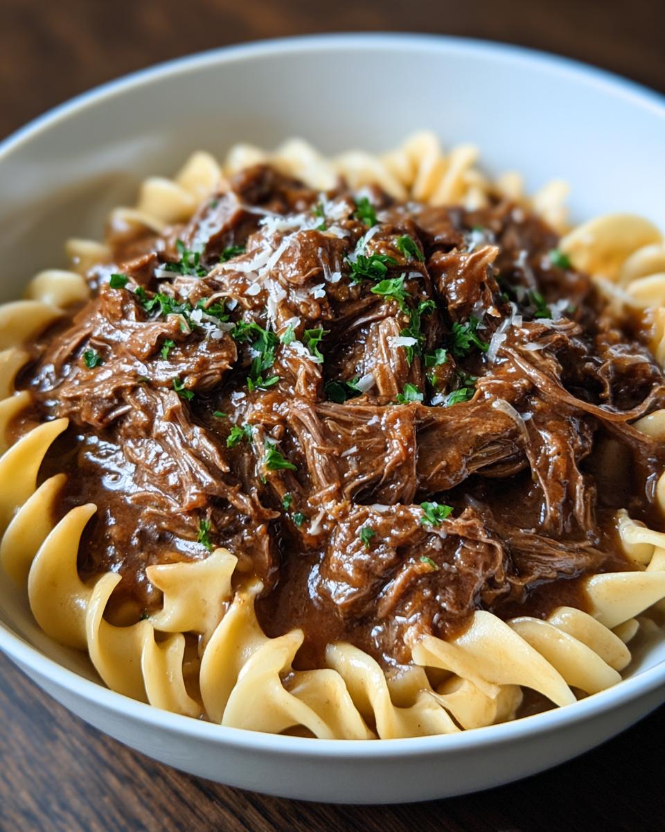 Slow Cooker Beef & Noodles - Detail 1