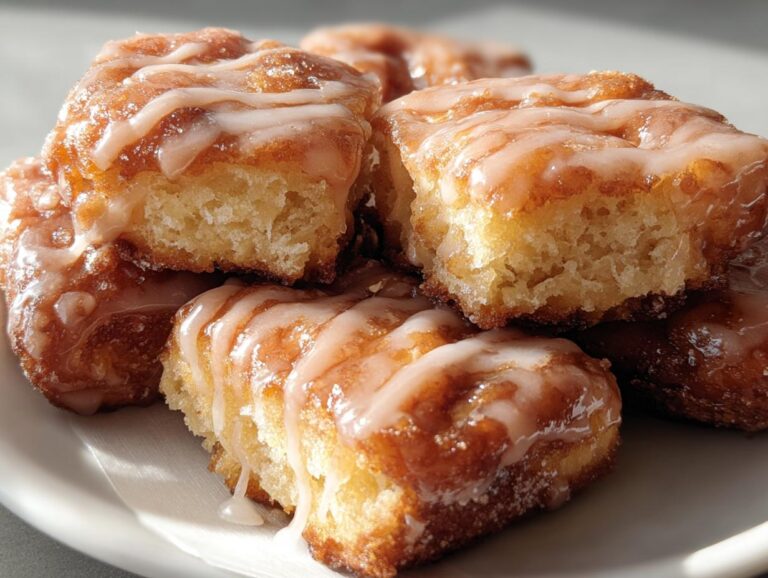 Soft Baked Maple Donut Bars
