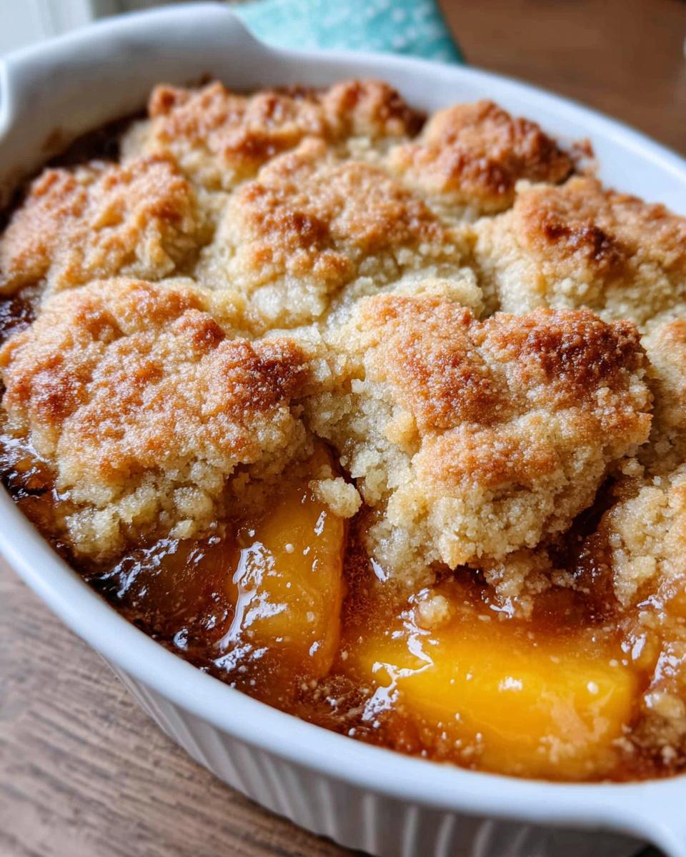 Southern Peach Cobbler - Detail 2