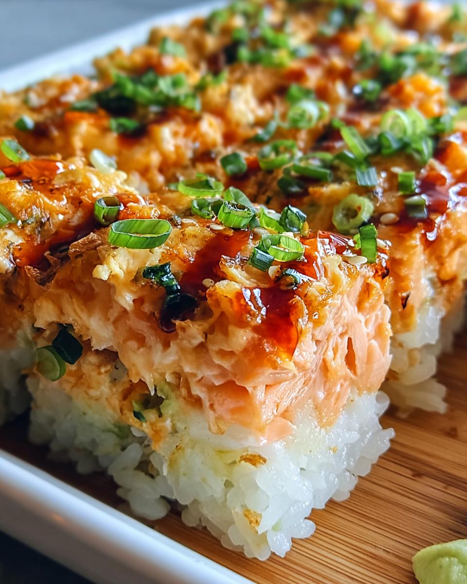 Spicy Salmon Sushi Bake - Detail 1