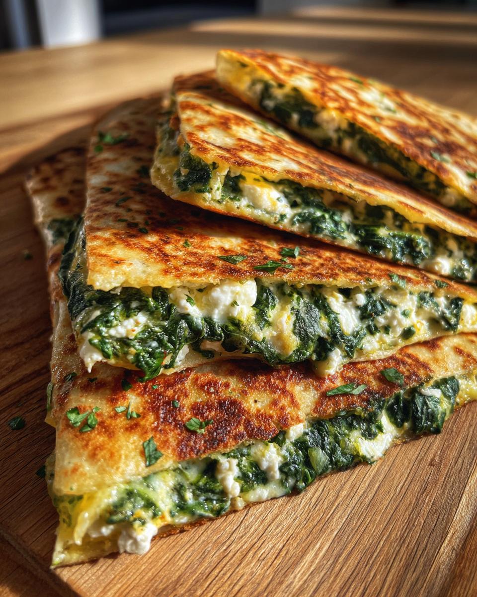 Spinach And Feta Quesadillas - Detail 1