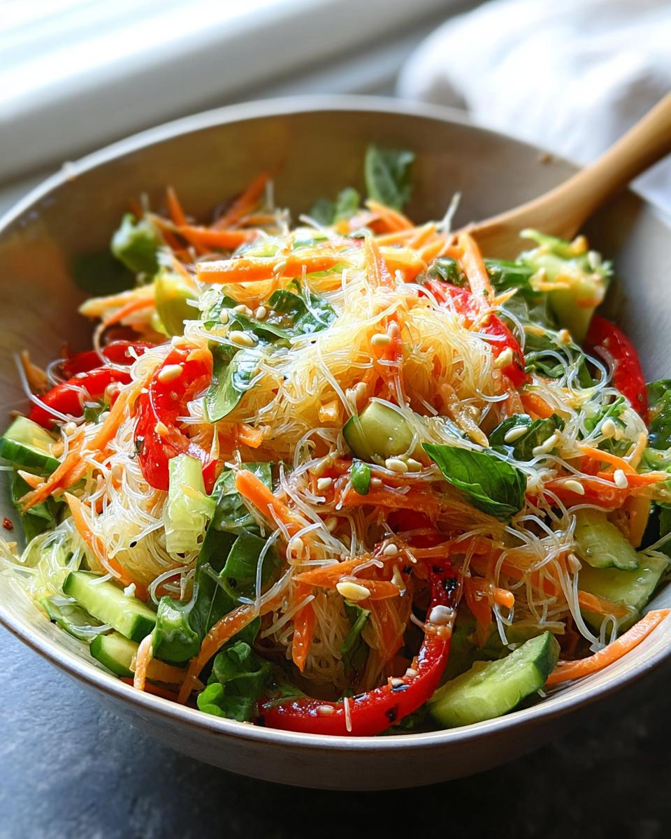 Spring Roll Salad With Spicy Ginger Dressing - Detail 1