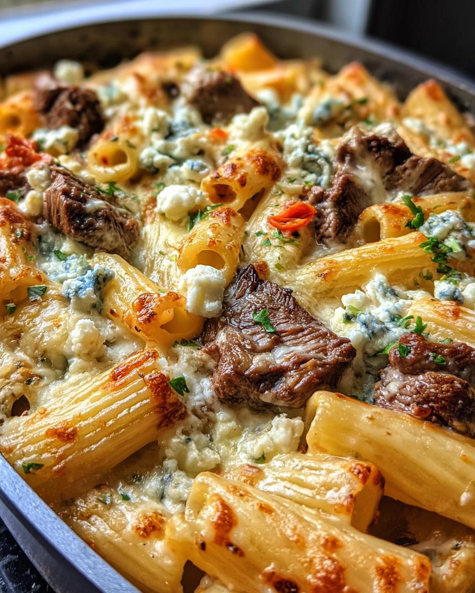Steak & Blue Cheese Rigatoni Bake - Detail 1