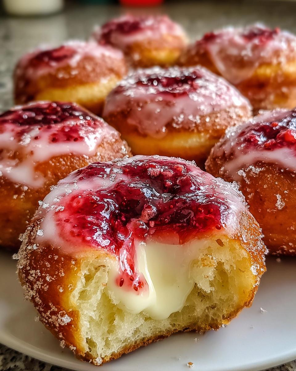 Strawberry Cheesecake Donuts - Detail 1