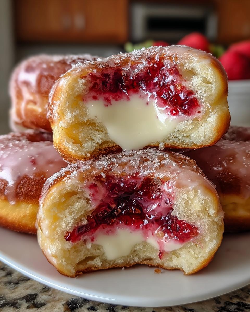 Strawberry Cheesecake Donuts - Detail 2
