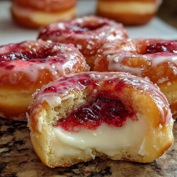 Strawberry Cheesecake Donuts