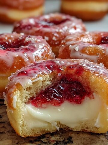 Strawberry Cheesecake Donuts