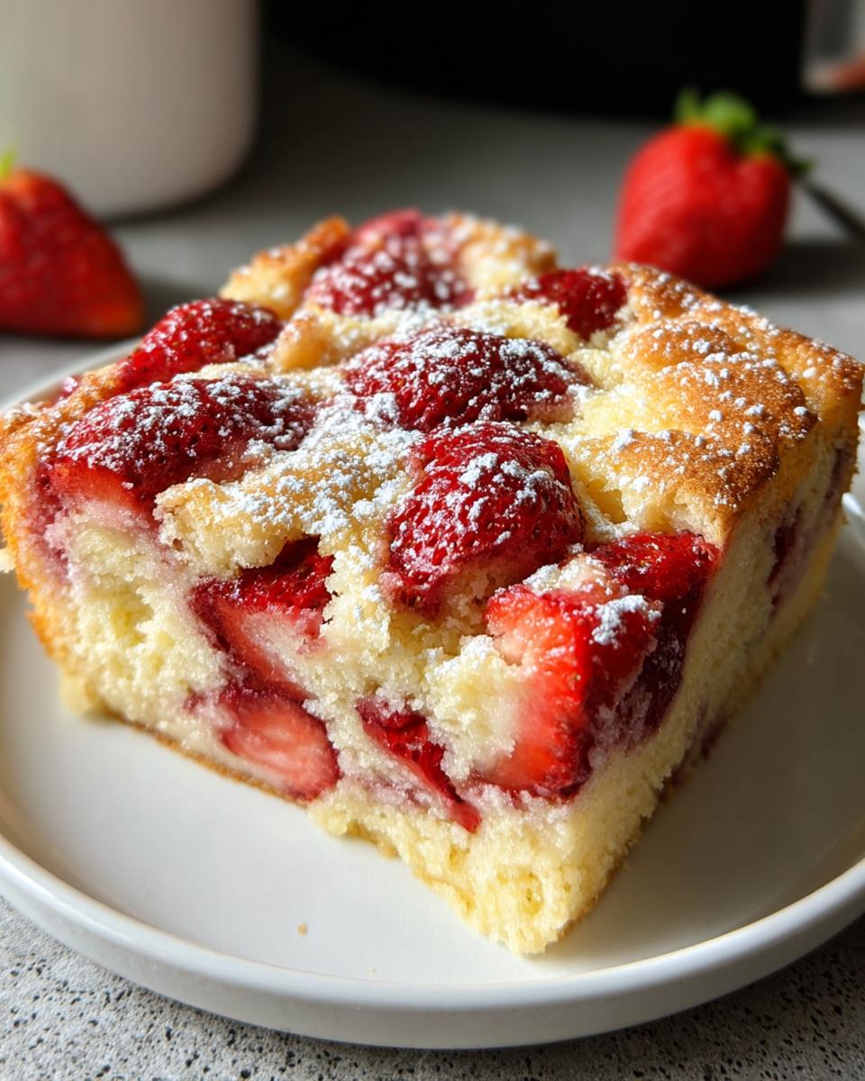 Strawberry Cheesecake Dump Cake - Detail 1
