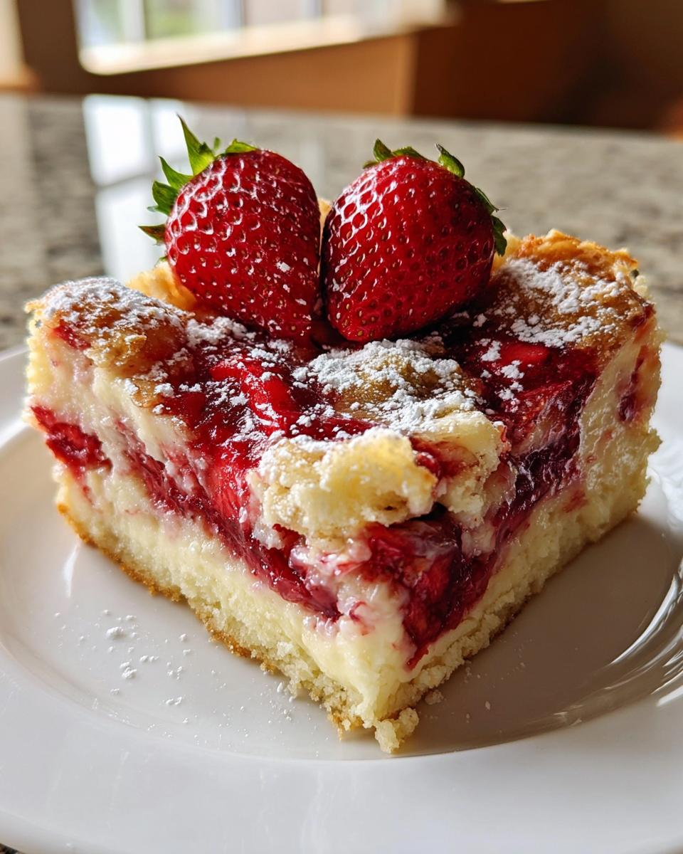 Strawberry Cheesecake Dump Cake - Detail 1