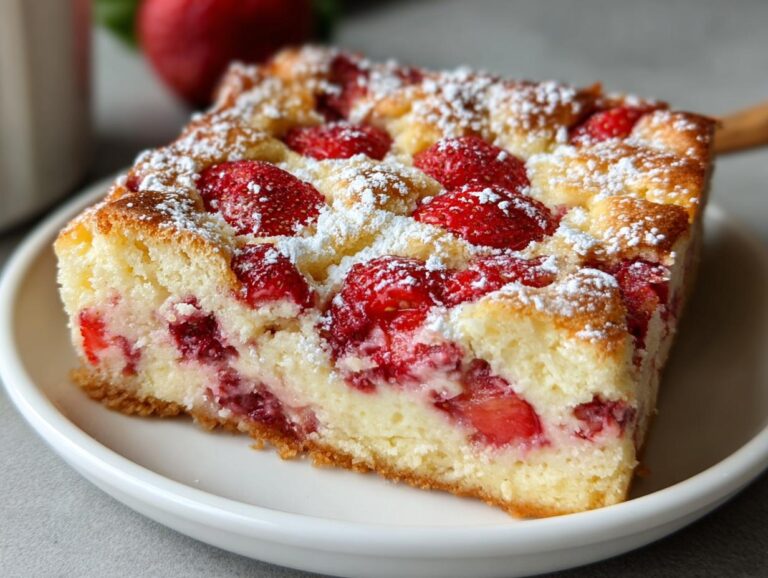 Strawberry Cheesecake Dump Cake