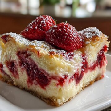 Strawberry Cheesecake Dump Cake