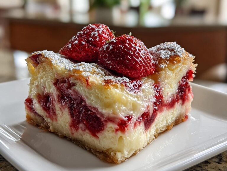 Strawberry Cheesecake Dump Cake
