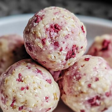 Strawberry Cheesecake Protein Balls