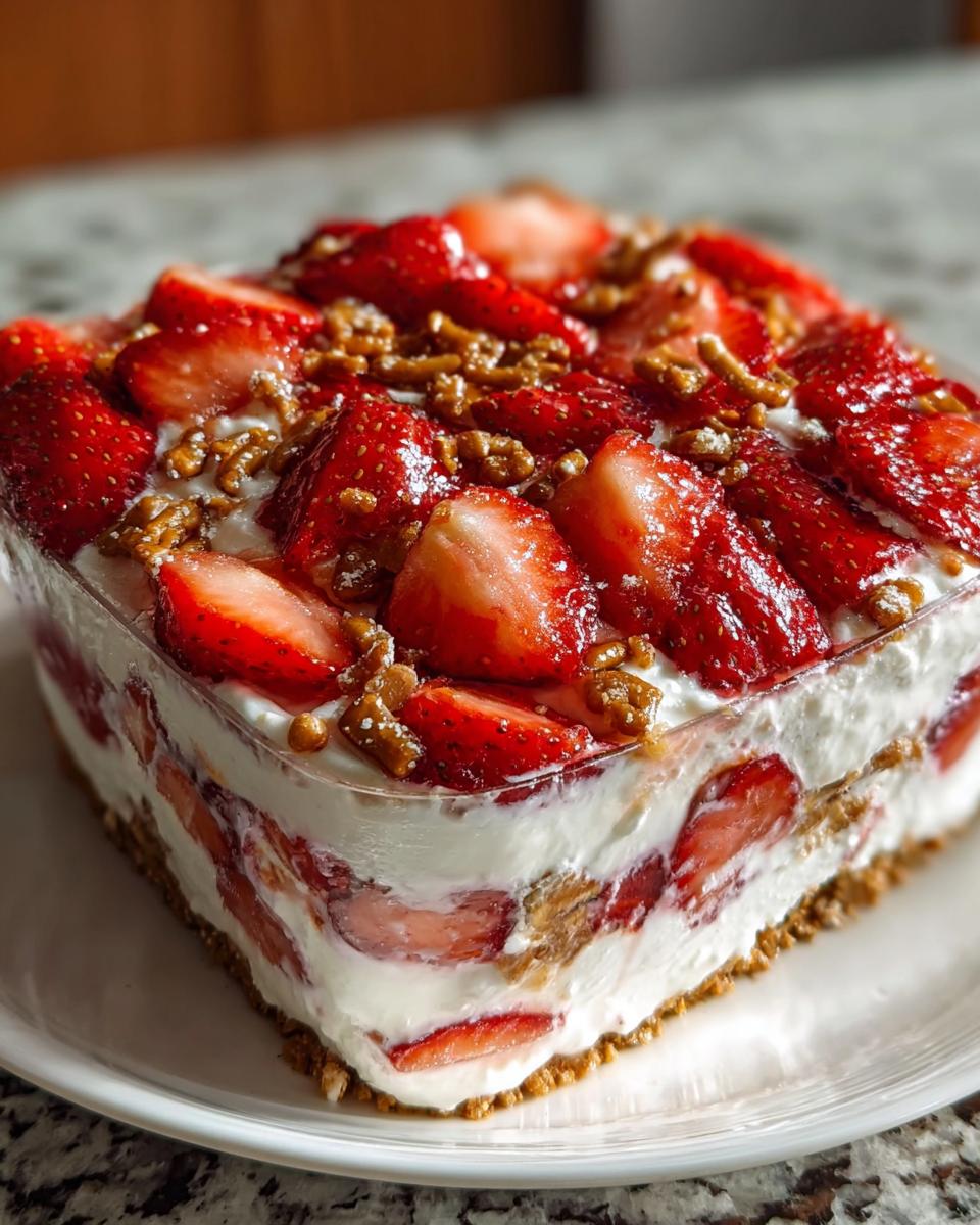 Strawberry Crackle Salad - Detail 2