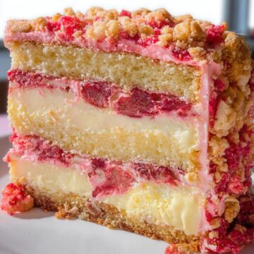 Strawberry Crunch Cake