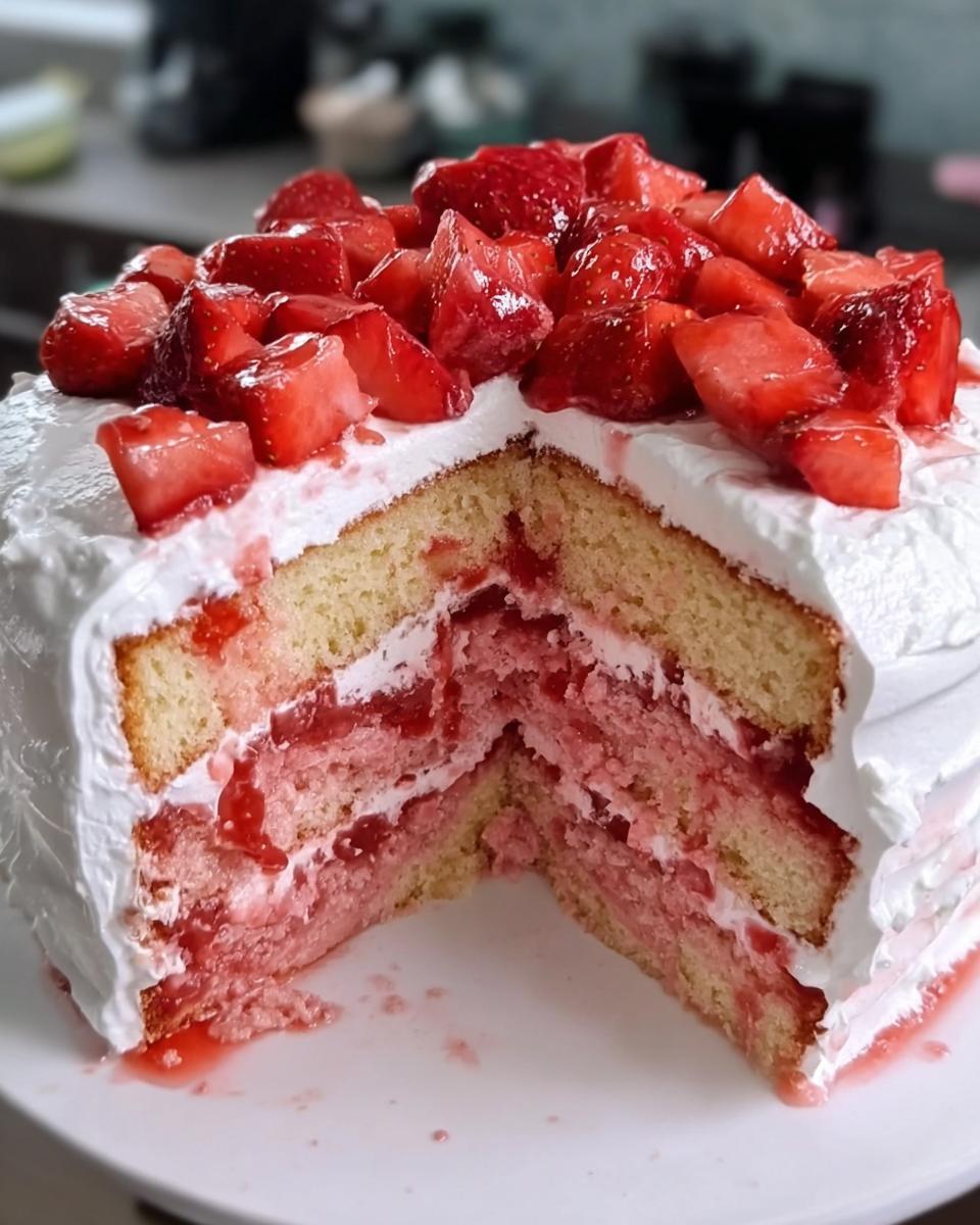 Strawberry Heaven Cake - Detail 1