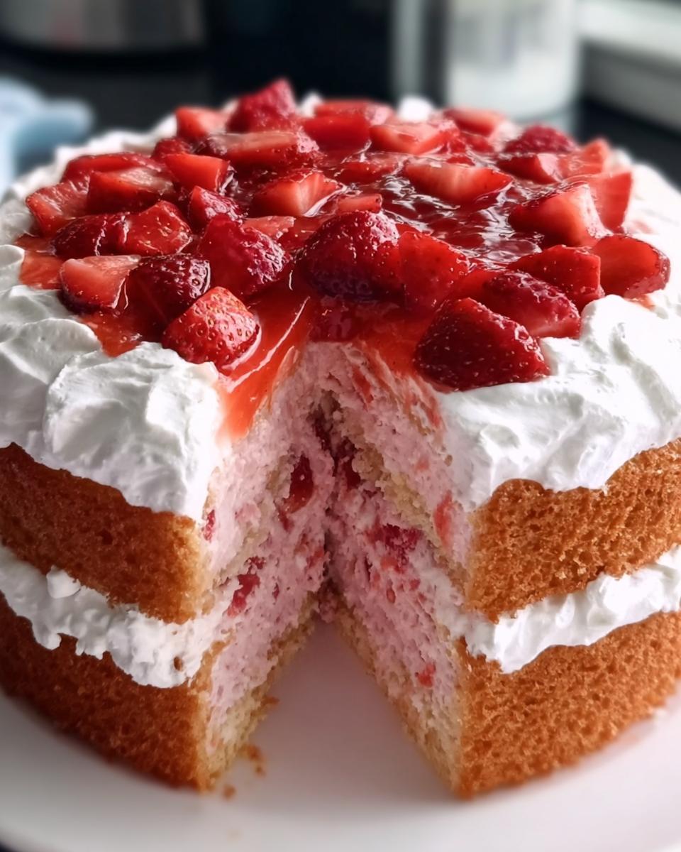 Strawberry Heaven Cake - Detail 2