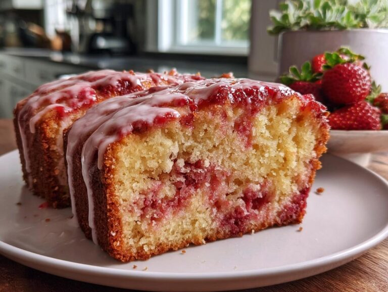 Strawberry Honeybun Cake