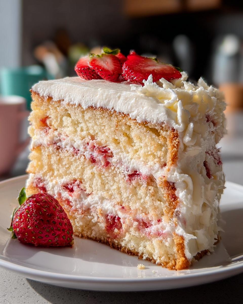 Strawberry Italian Cream Pound Cake - Detail 1