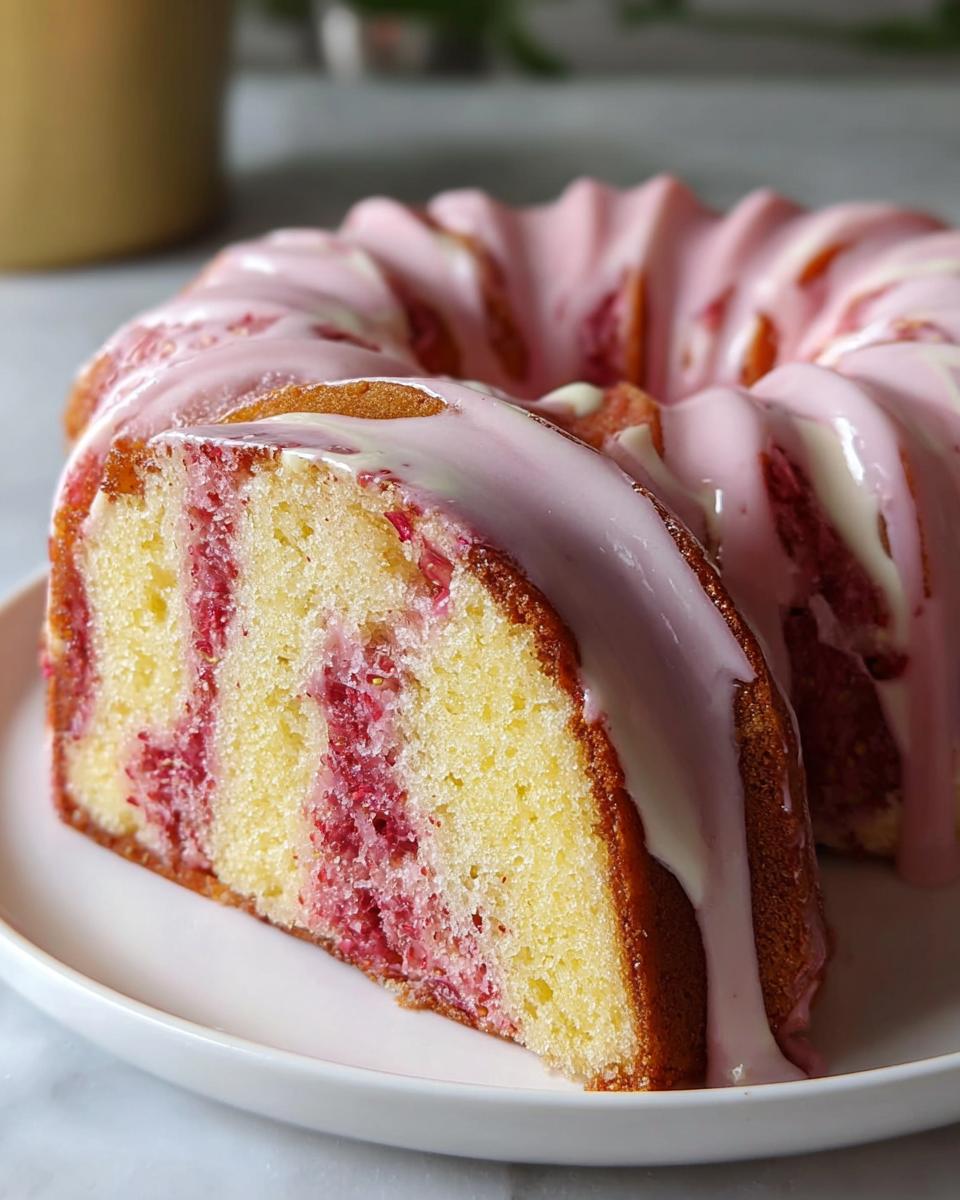 Strawberry Milkshake Pound Cake - Detail 2