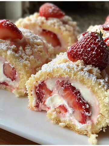 Strawberry Shortcake Cheesecake Rolls