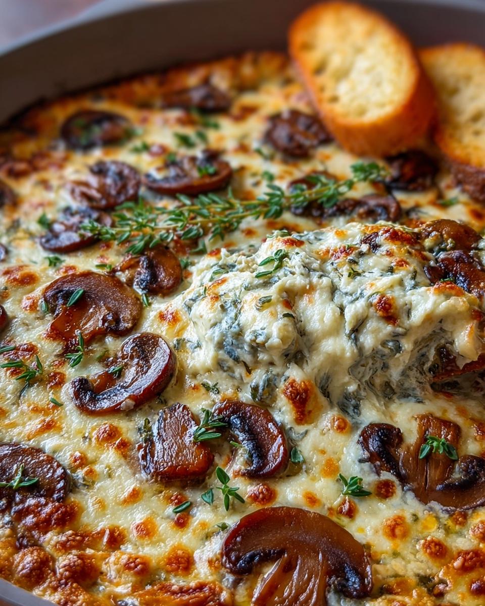 Stuffed Mushroom Dip - Detail 2