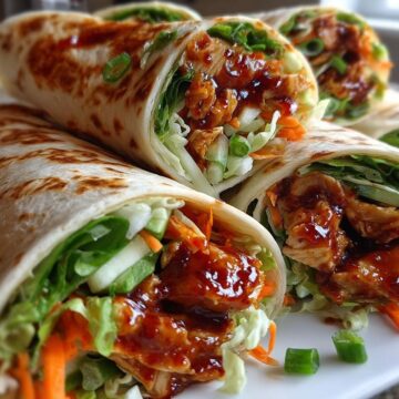 Sweet Chili Chicken Wraps