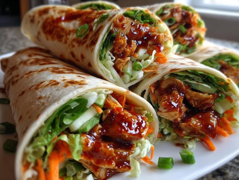 Sweet Chili Chicken Wraps