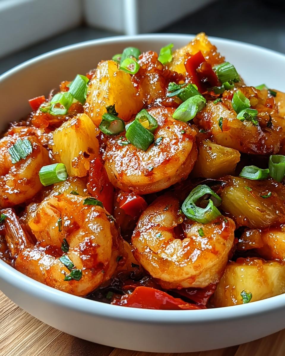 Sweet Chili Pineapple Shrimp - Detail 1