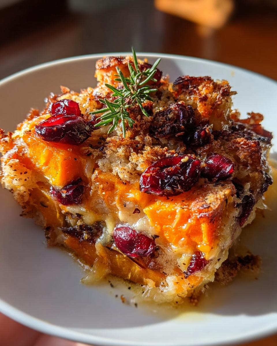 Sweet Potato & Cranberry Gratin - Detail 1