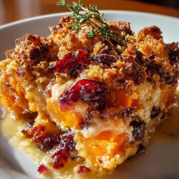 Sweet Potato &Amp; Cranberry Gratin