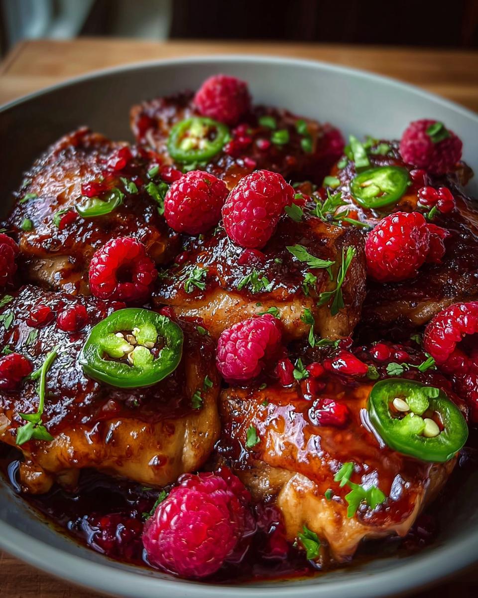 Sweet And Spicy Jalapeno Raspberry Chicken - Detail 1