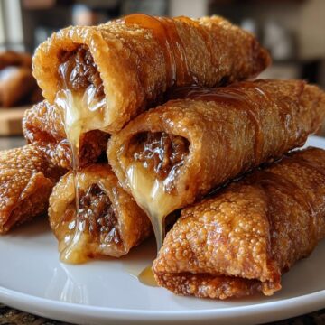 Texas Twinkies Egg Rolls With Honey