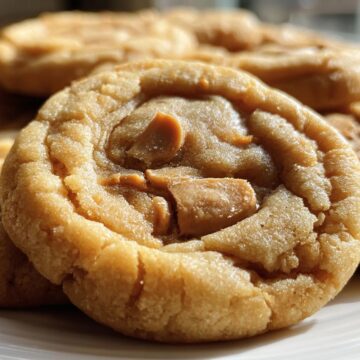 Thick And Chewy Peanut Butter Cookies