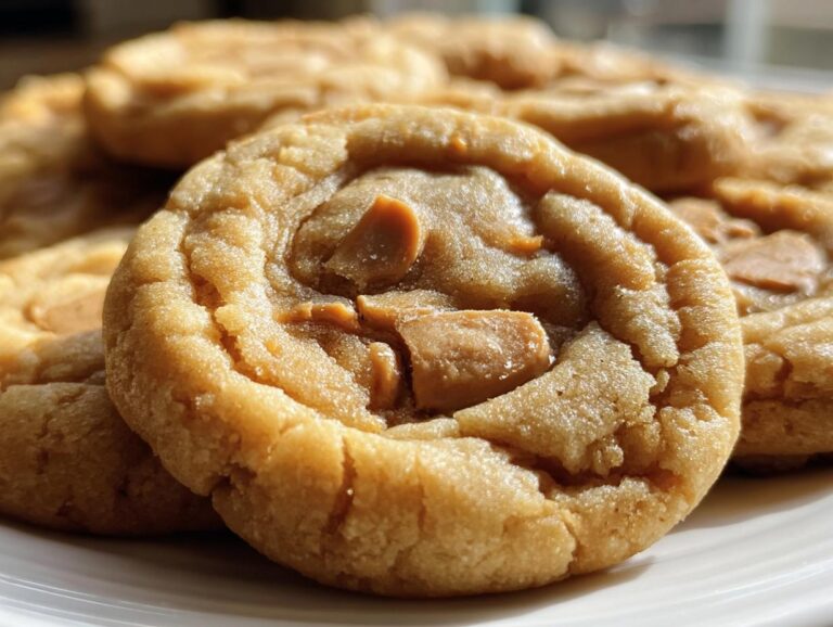 Thick And Chewy Peanut Butter Cookies